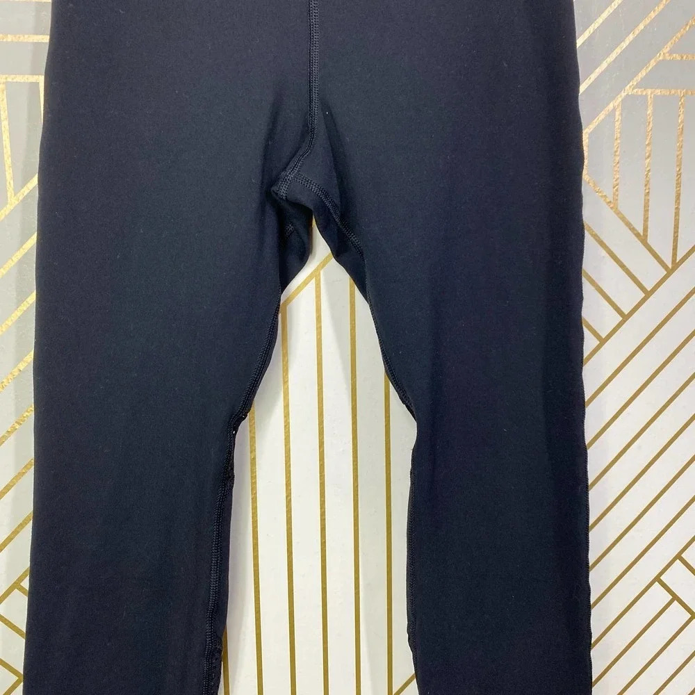 Lorna Jane 000 Mesh Panel Ankle Leggings Black Size US XS - Picture 3 of 11